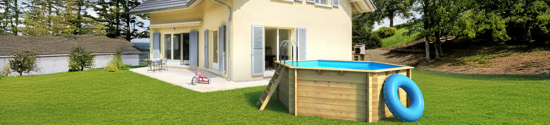 Piscina in legno